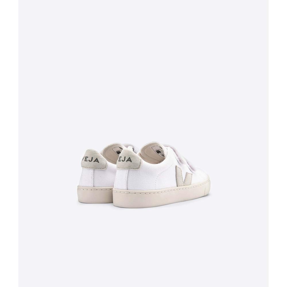 Αθλητικά Παπούτσια παιδικα Veja ESPLAR CANVAS White/Beige | GR 818QMA